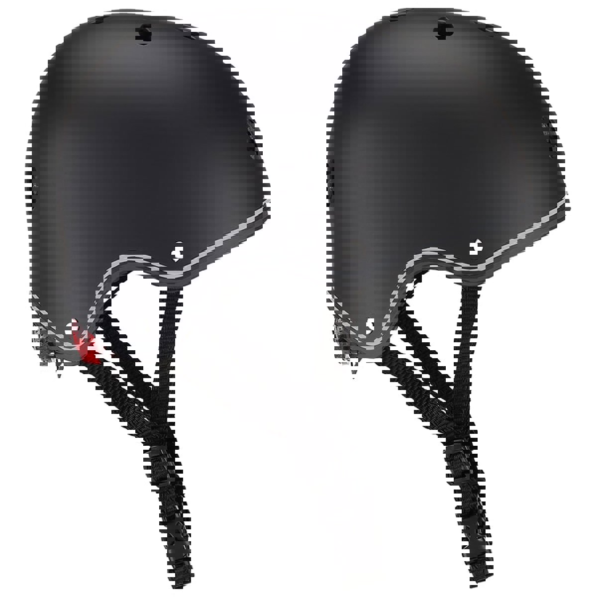 verstellbarer Schlittschuhhelm für Kinder Schwarz