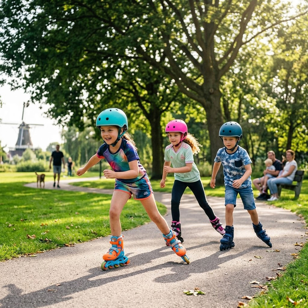 Globber Verstellbarer Helm für Kinder in Petrolblau 5