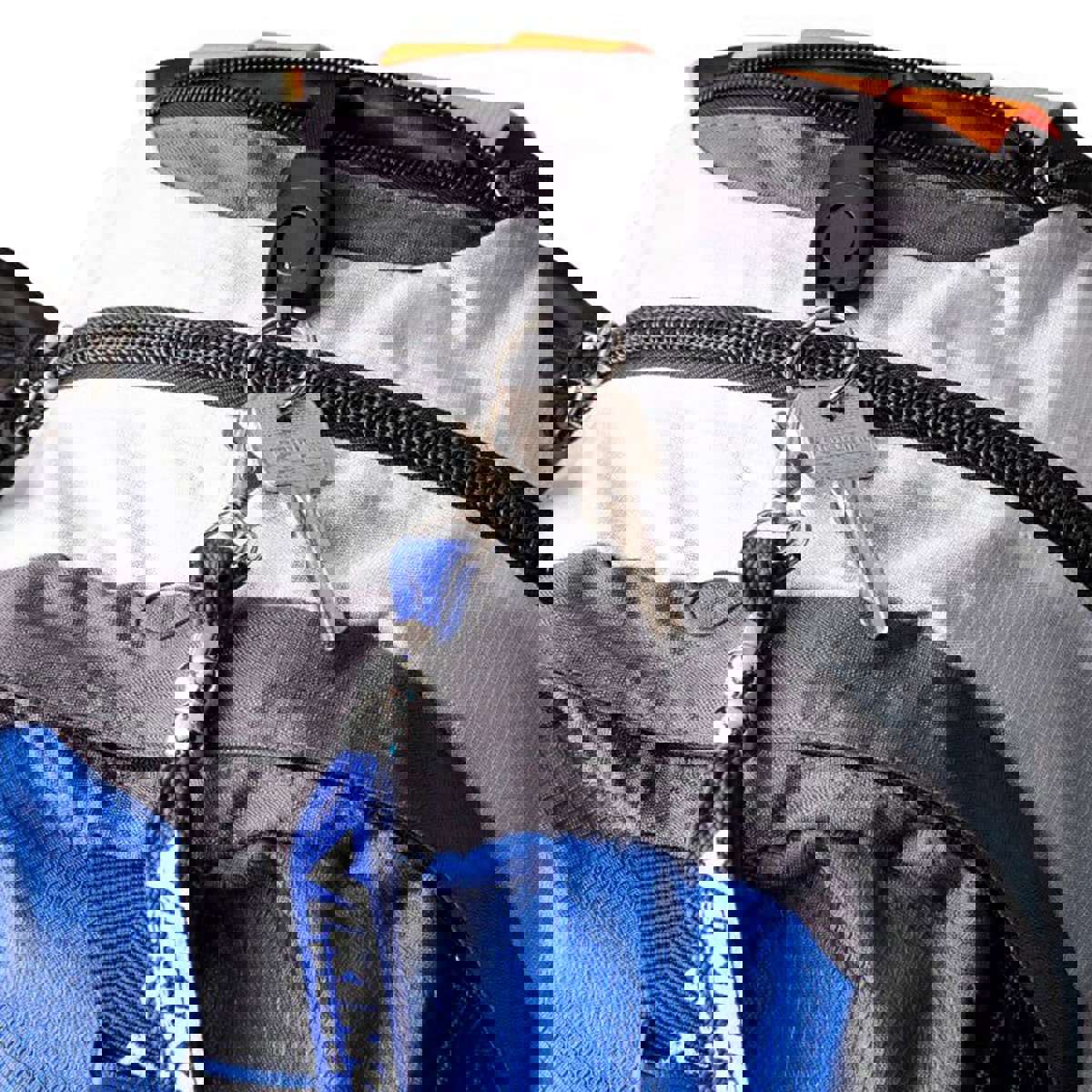 Viking Schlittentasche 30 Liter Schwarz-Blau 5