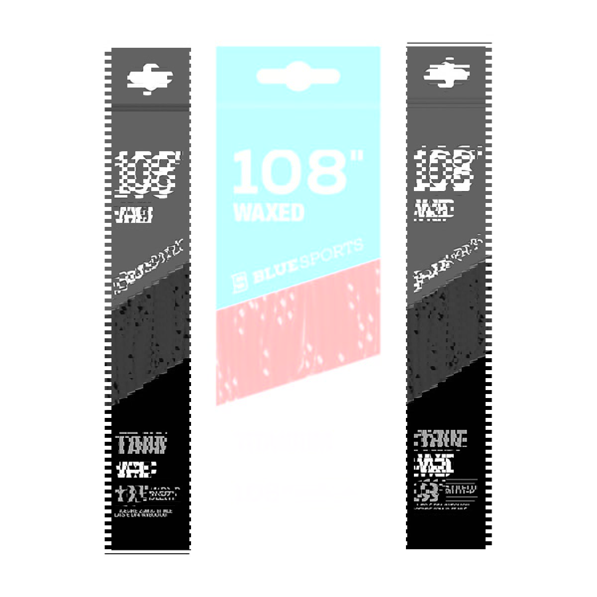 Blue Sports Wachs Schnürsenkel rot 2