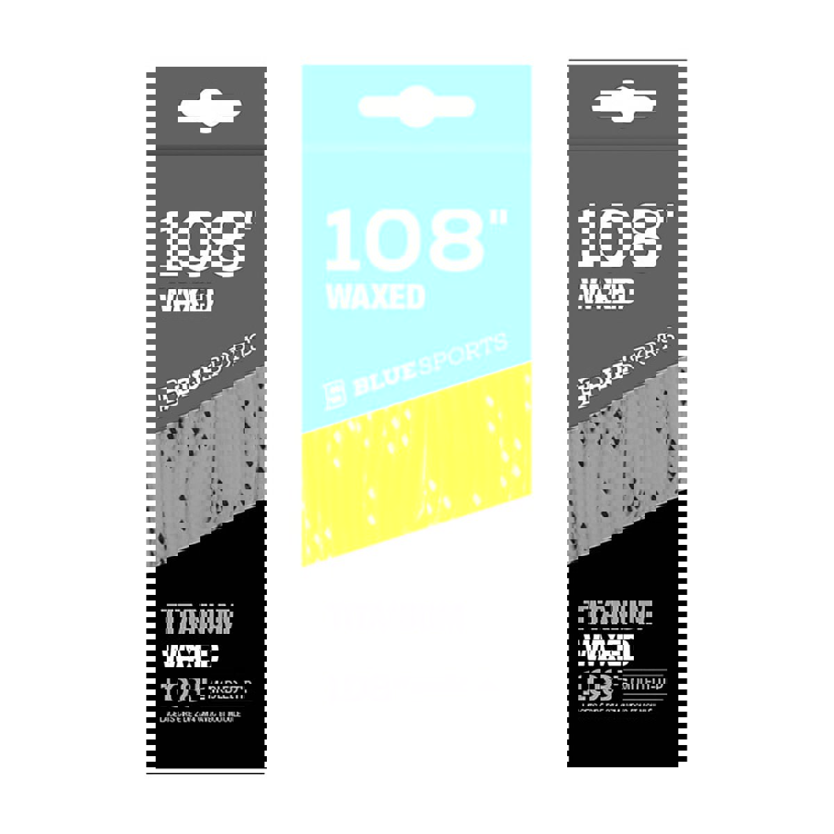 Blue Sports Wachs Schnürsenkel Gelb 2