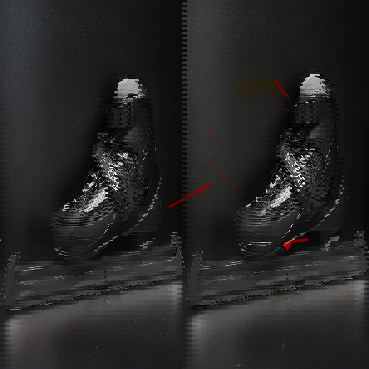 Schlittschuhshop Twin Schlittschuh-Kufenschoner eisschnellauf Schwarz 2