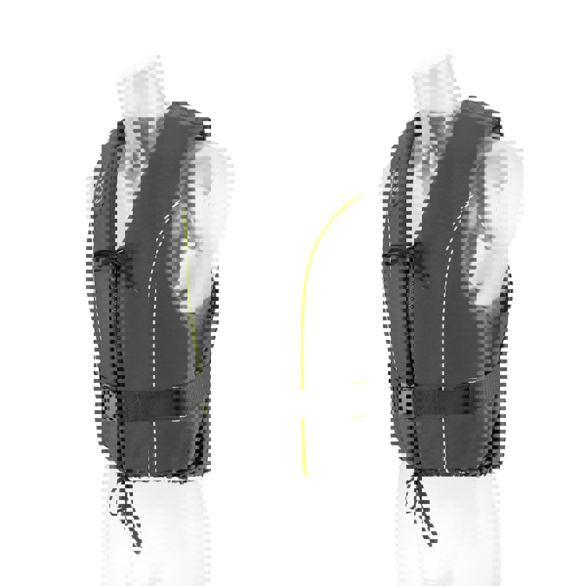 Besto dinghy mit zipper 50N schwimmweste schwarz/gelb 3