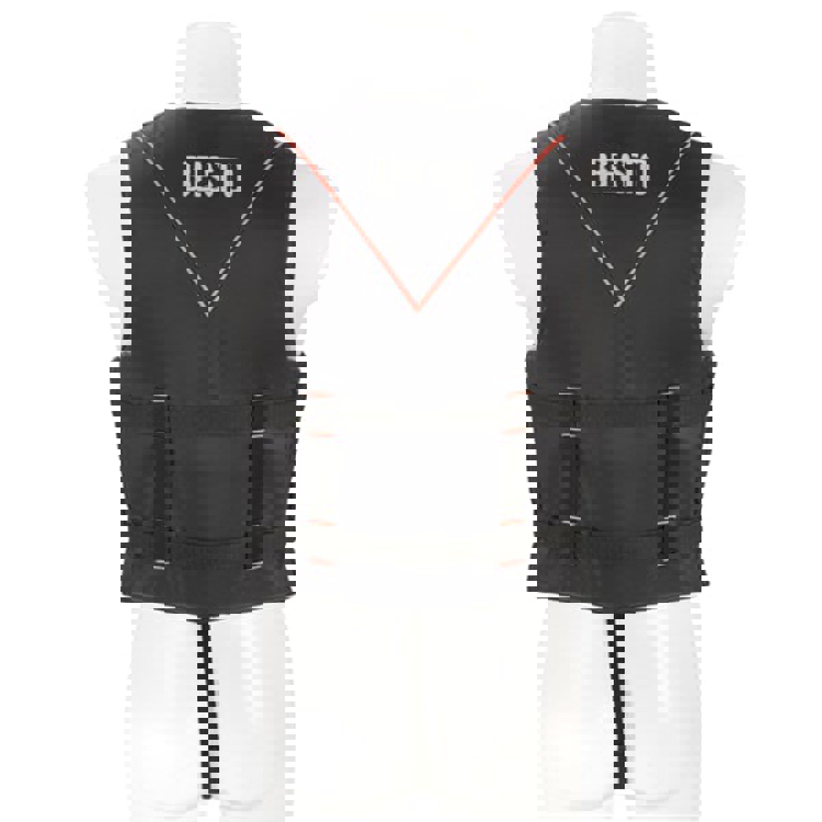 Besto Ski Schwimmweste 50N schwarz/orange 3