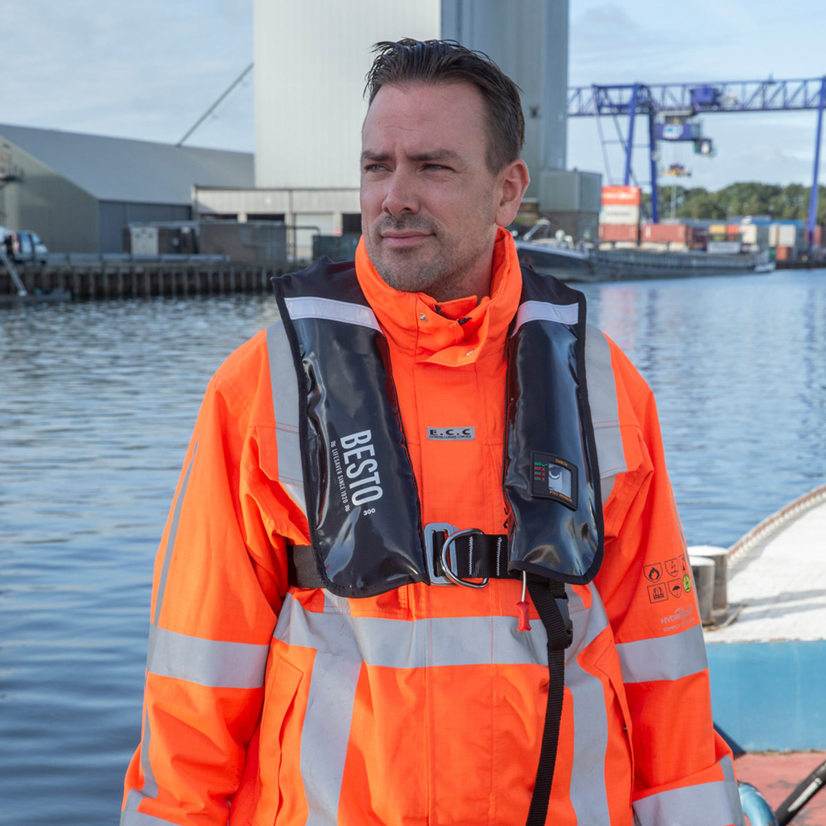 Besto professionell rettungsweste 190N schwarz 5