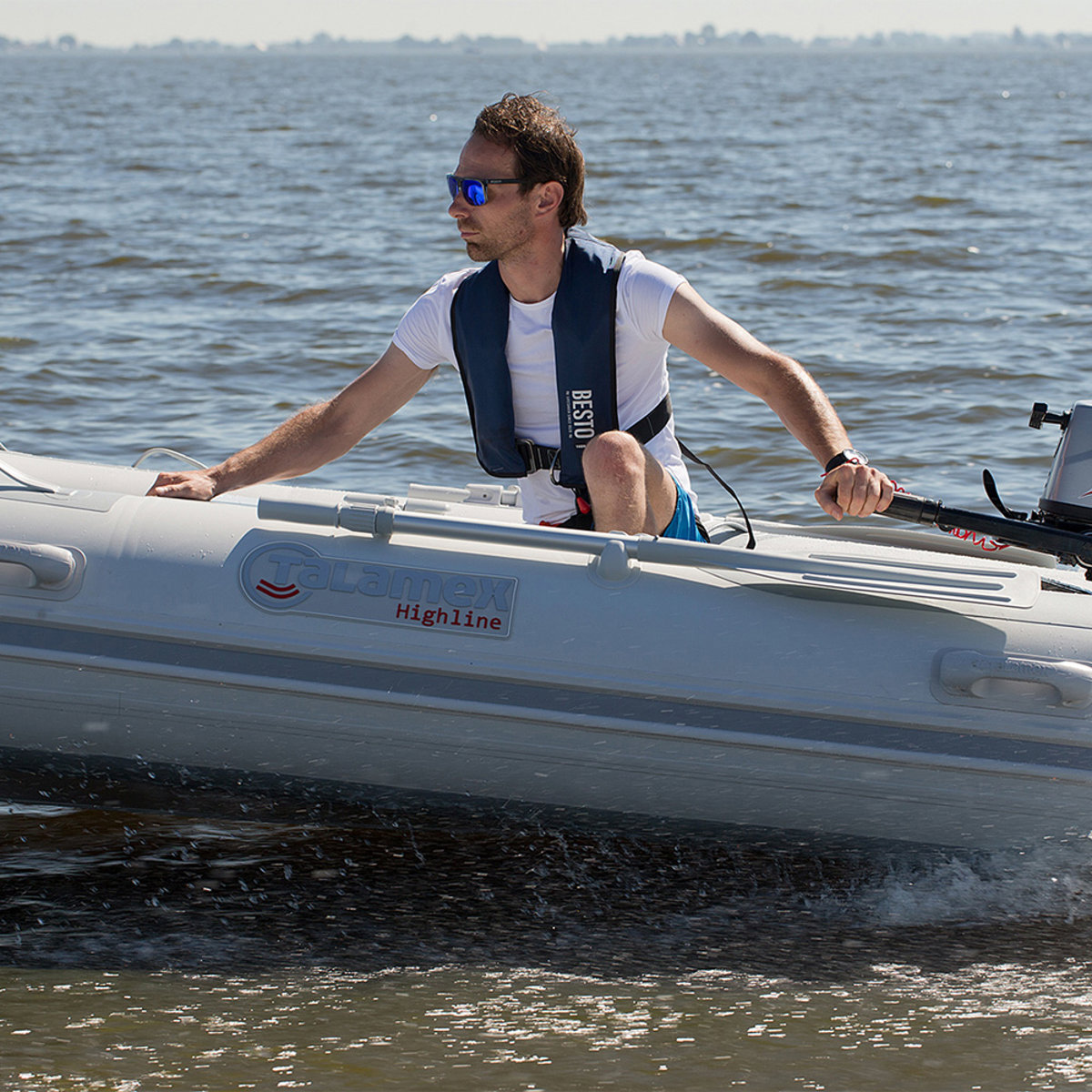 Besto aufblasbare rettungsweste schwarz 300N 4