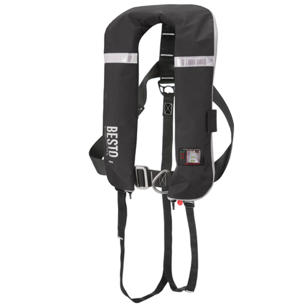 Besto pro aufblasbare rettungsweste schwarz 300N foto 1