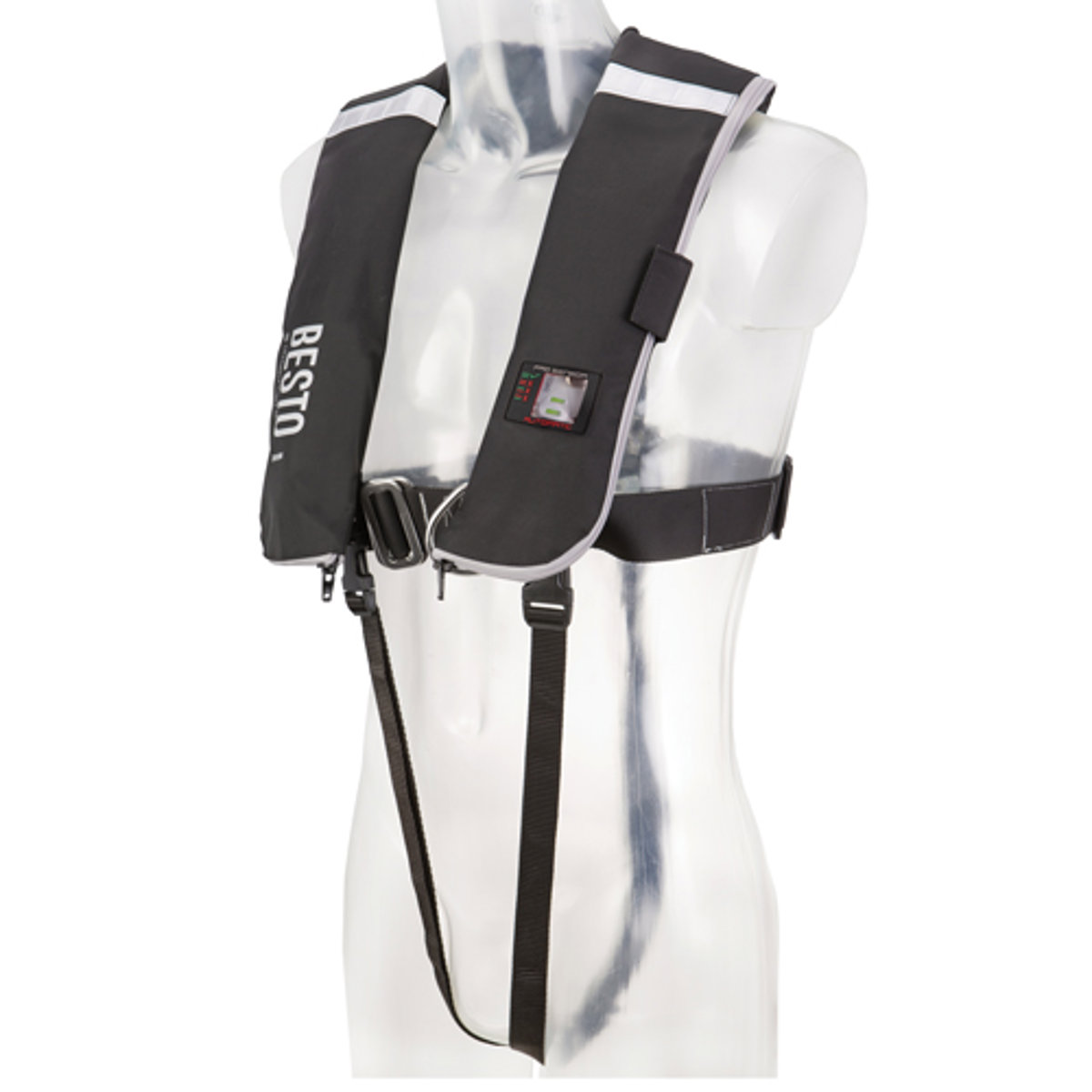 Besto pro aufblasbare rettungsweste schwarz 300N 2