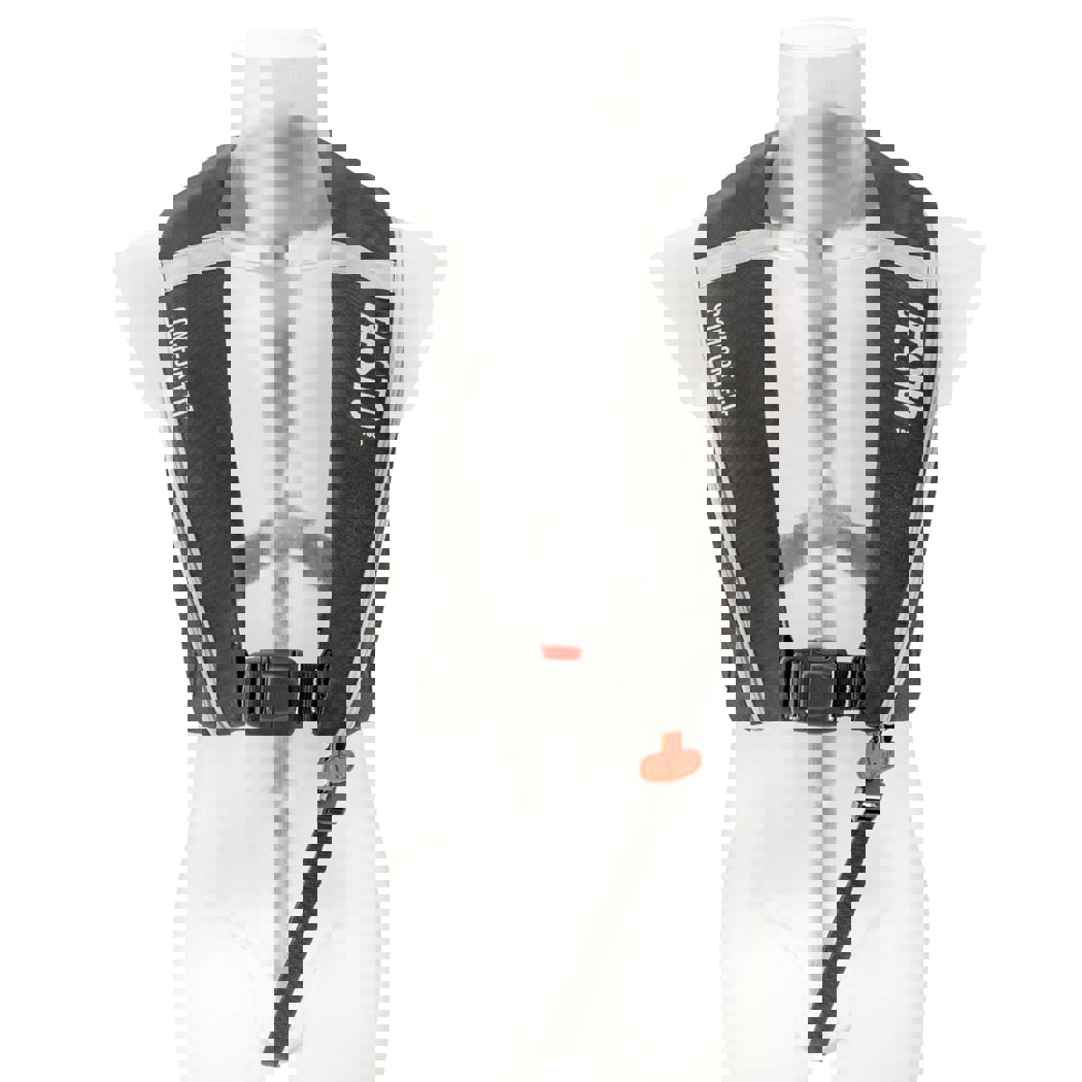 Comfort fit aufblasbare rettungsweste 180N zh schwarz/gris