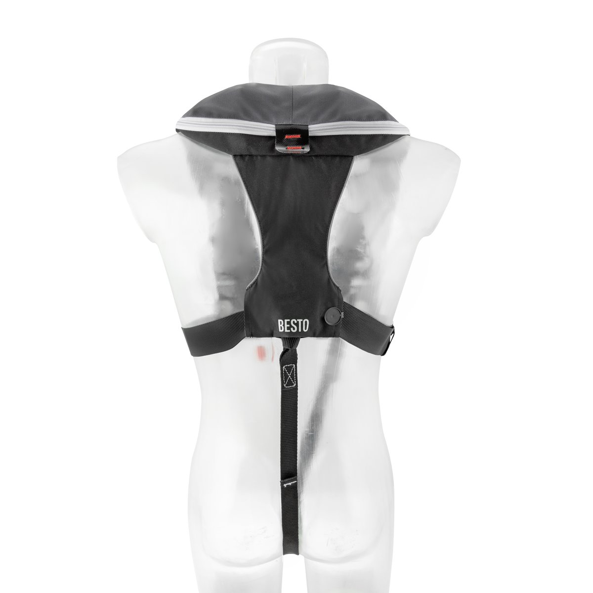 Besto Comfort fit aufblasbare rettungsweste PRO 300N mh gris/schwarz 3
