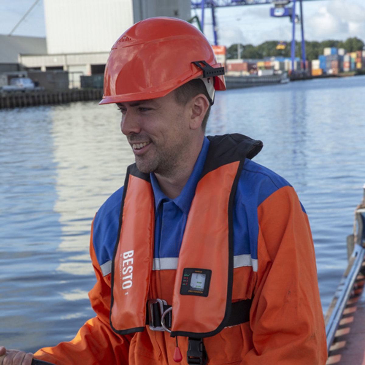 Twin Chamber Solas wipe clean 300N aufblasbare rettungsweste