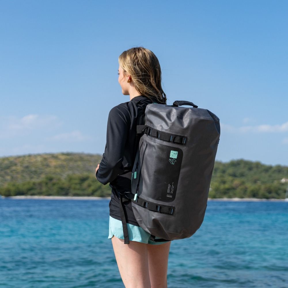 Wasserabweisende Duffelbag Grau