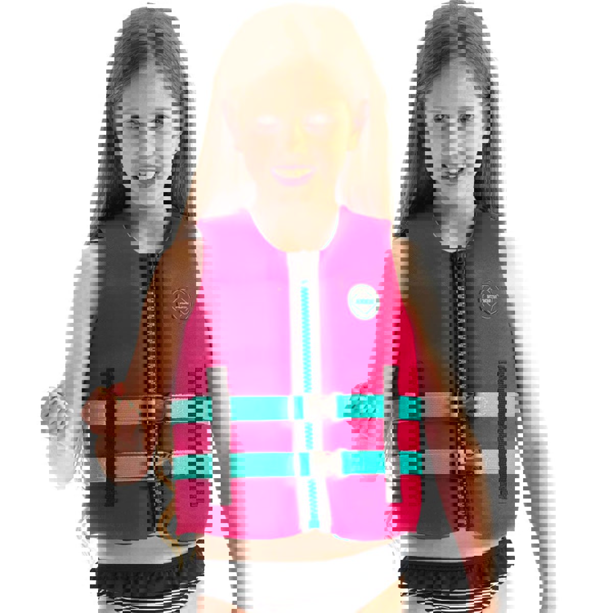 Jobe neopren schwimmweste kinder hot rosa foto 1