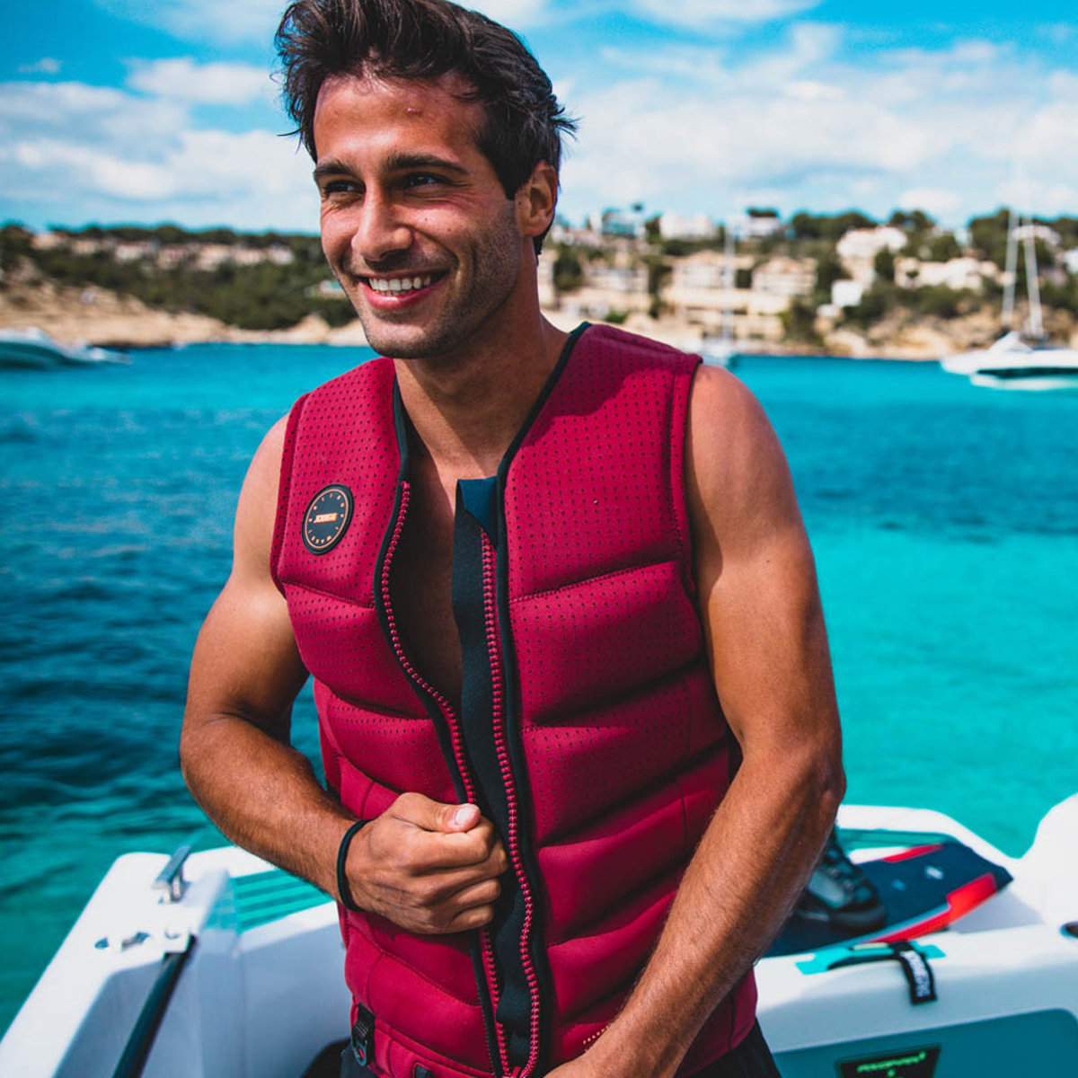 Jobe Fragment schwimmweste herren Burgundy rot 4