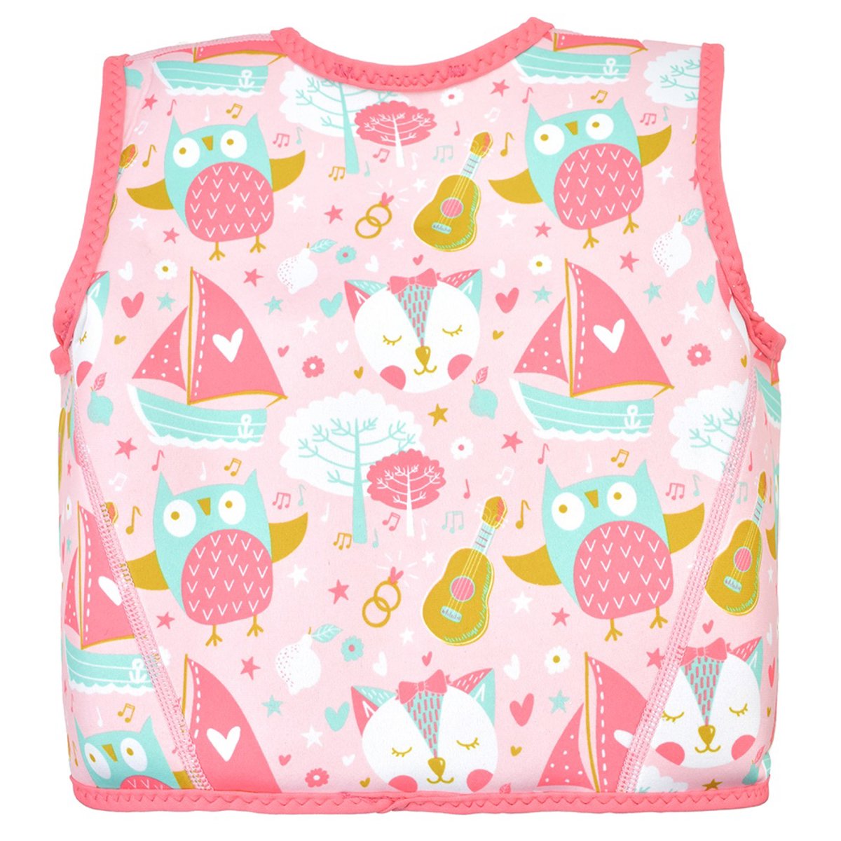 Splash About float jacket owl & cat 2