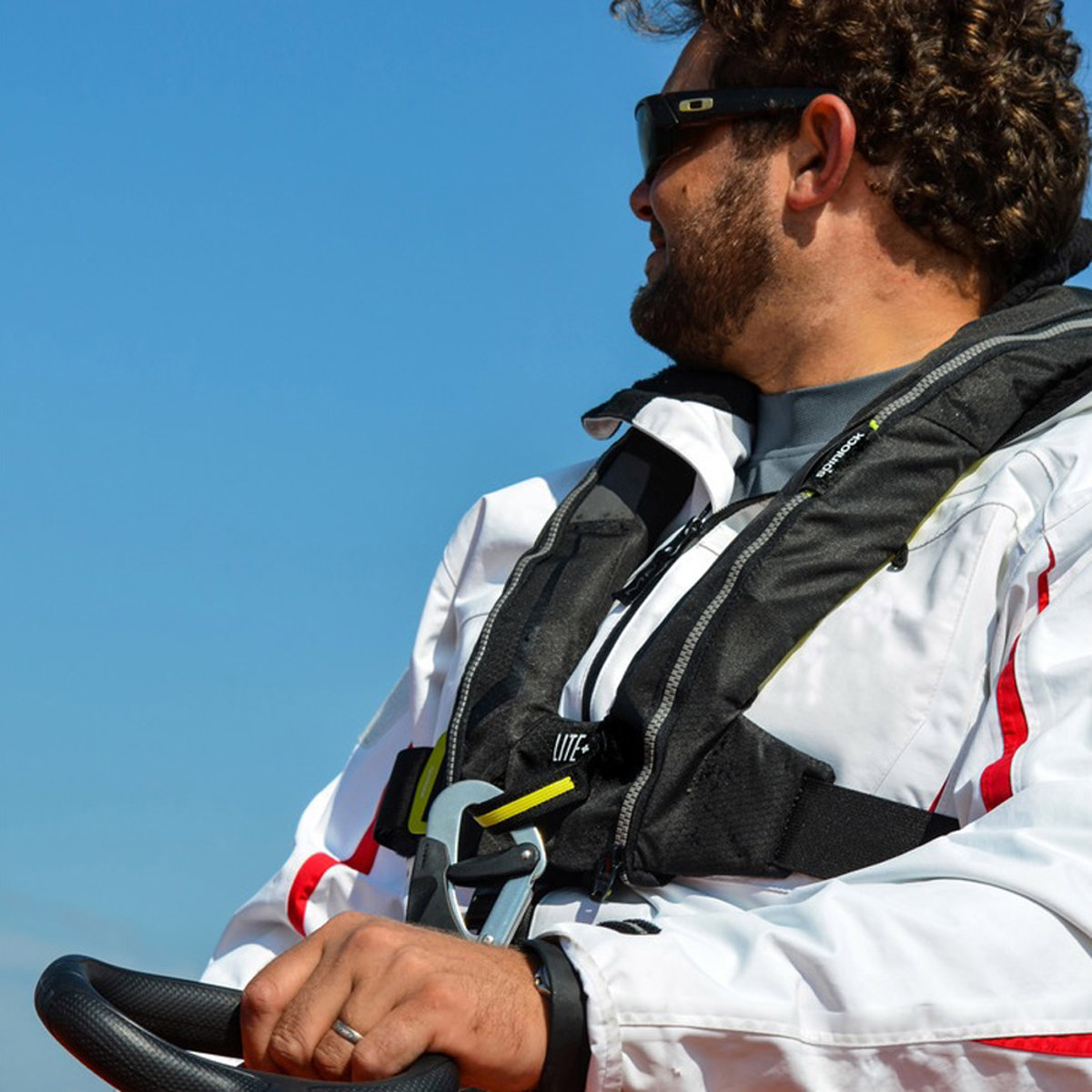 Spinlock Deckvest lite+ 275N rettungsweste schwarz harness 2