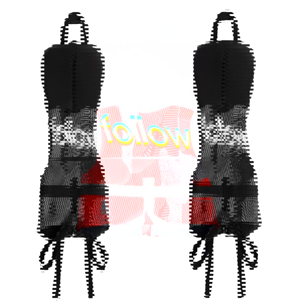 Follow POP schwimmweste kinder 20-30 kg rot 7