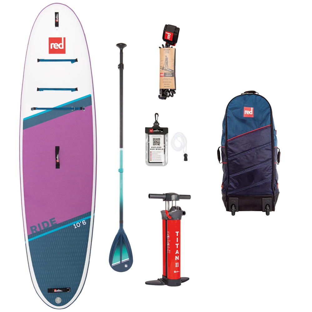 red paddle Ride CT 10.6 opblaasbare sup voordeelpakket paars 4
