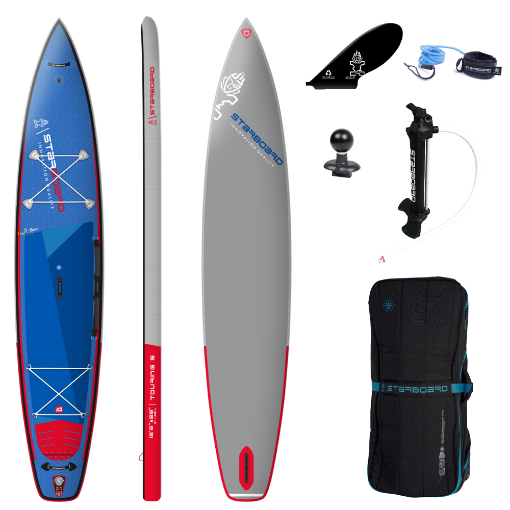 Starboard inflatable sup 12.6 touring s deluxe single chamber voordeelpakket foto 1