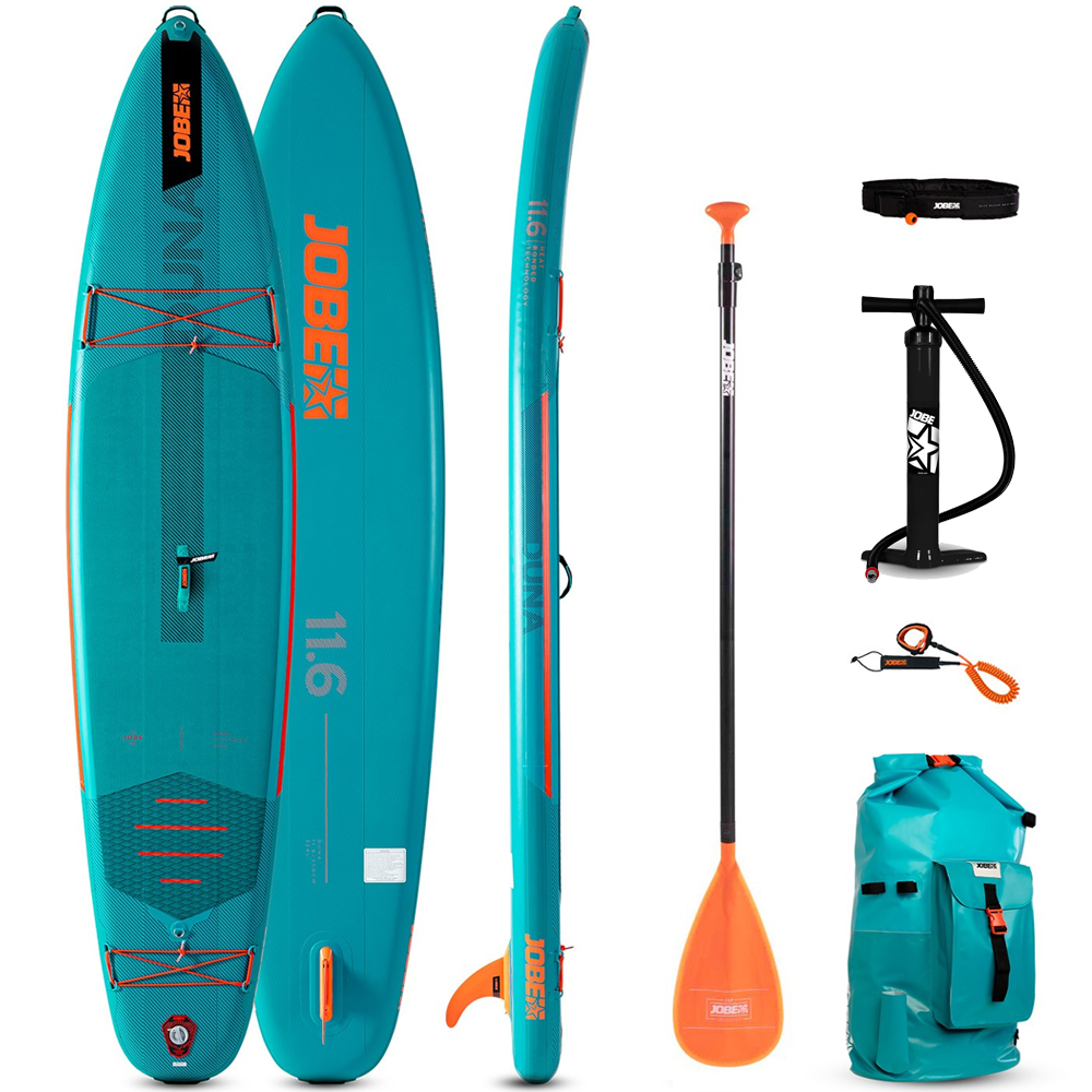 Jobe Duna teal 11.6 opblaasbare sup pakket met aluminium peddel foto 1