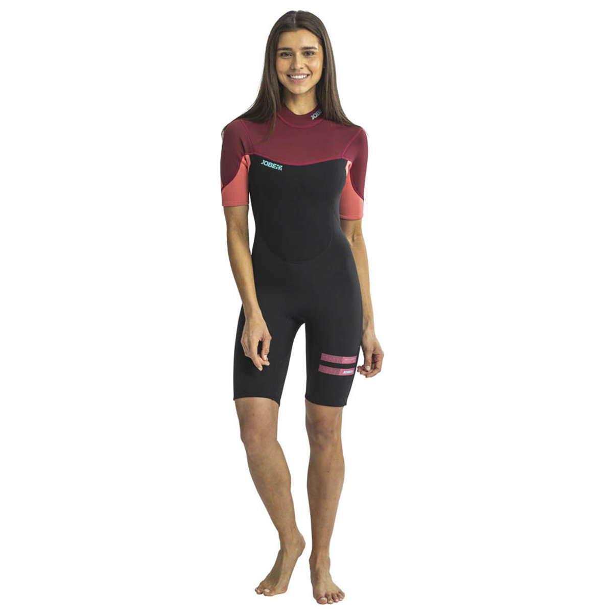 Jobe Sofia shorty 3/2mm wetsuit dames rose pink foto 1