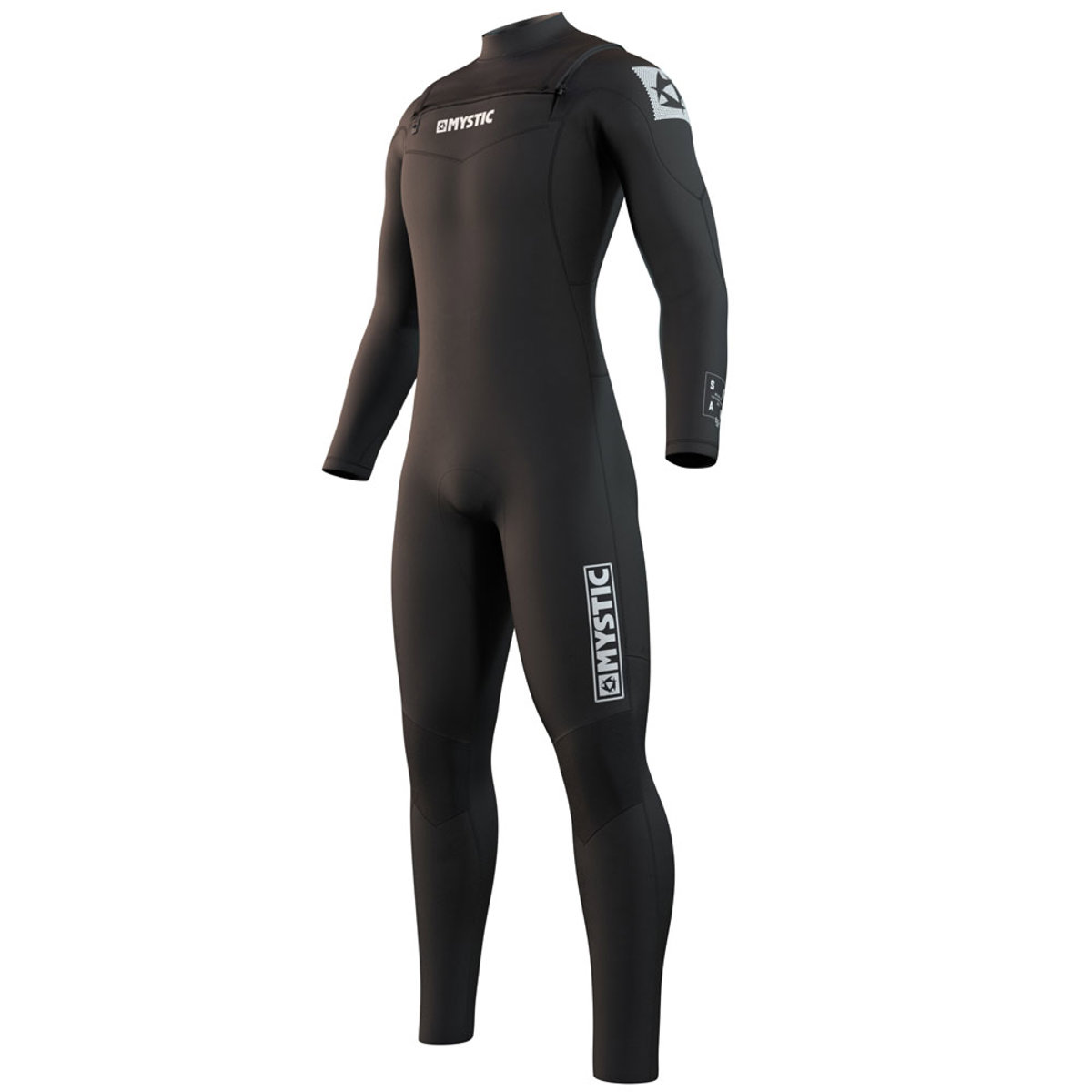 Mystic Star Fullsuit 3/2mm dubbele borstrits Zwart heren wetsuit foto 1