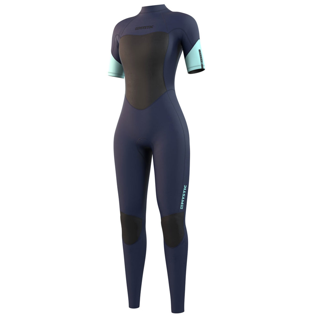 Mystic Brand korte mouwen 3/2mm rugrits Flatlock dames Night blauw foto 1