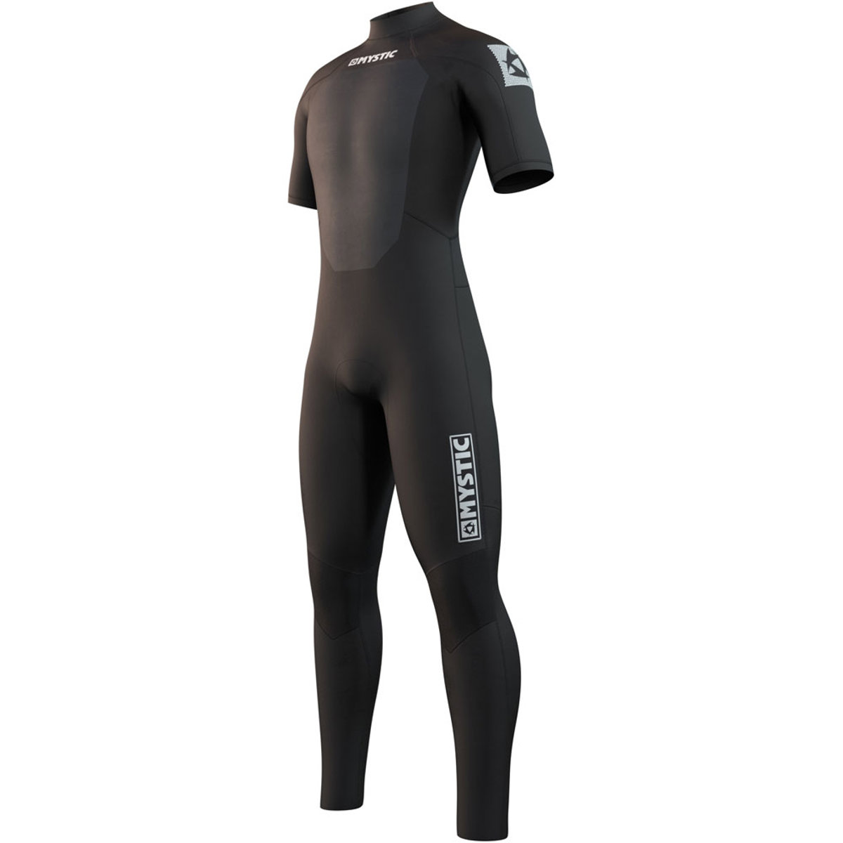Mystic Star korte mouwen 3/2mm rugrits Zwart heren wetsuit foto 1