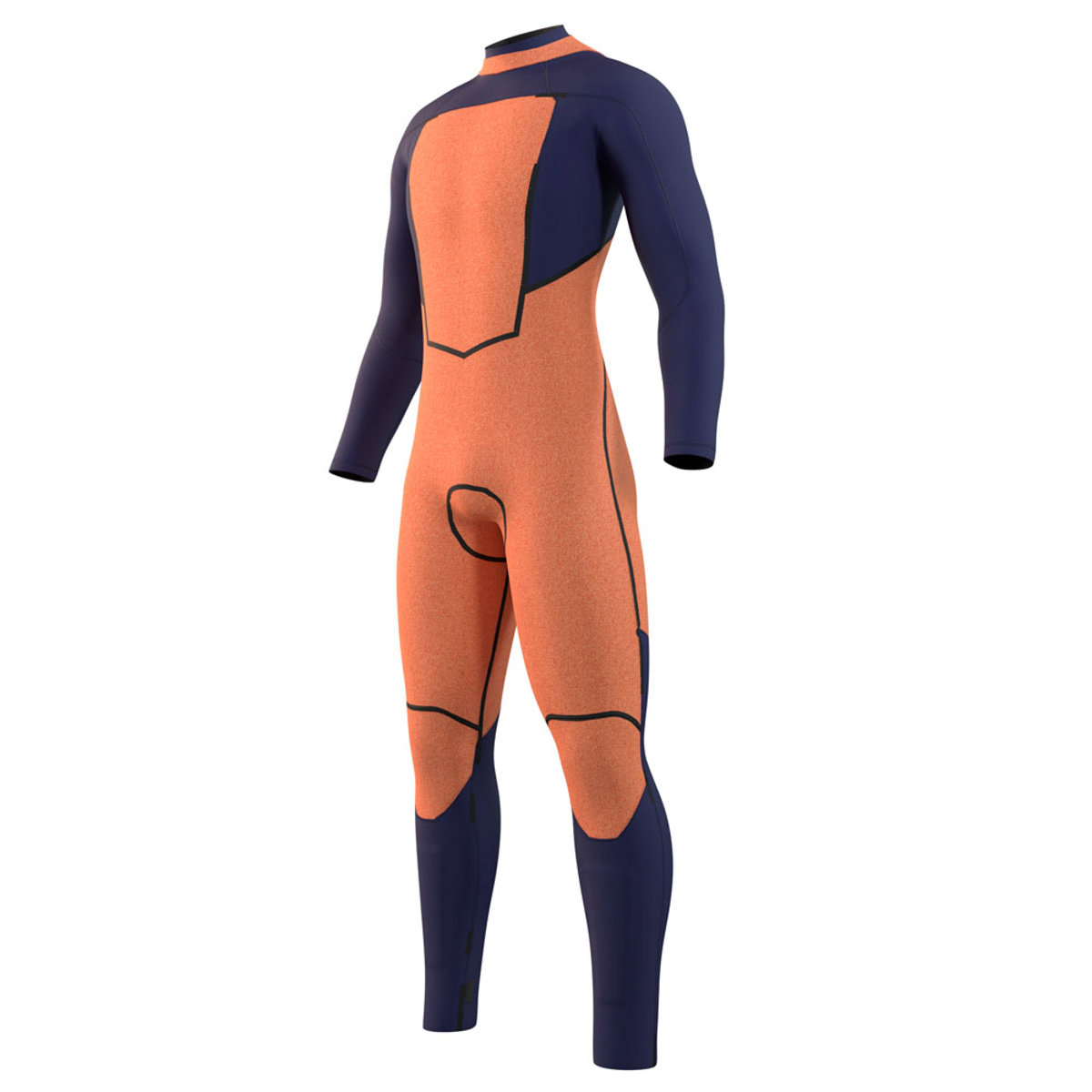 Mystic Marshall fullsuit wetsuit heren 5/3mm rugrits zwart 3