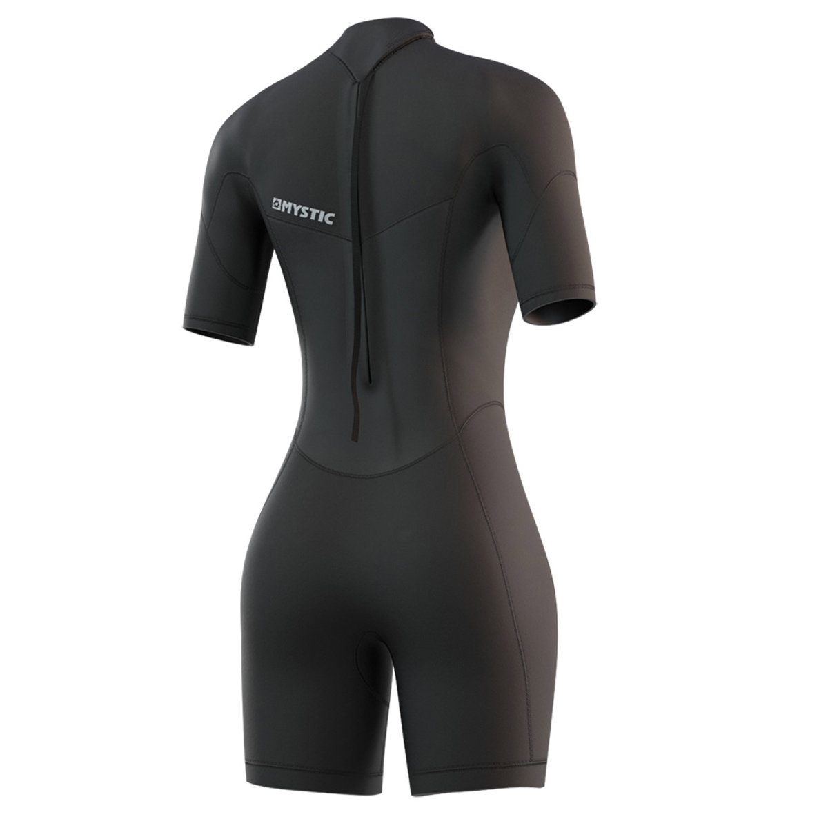 Mystic Brand shorty wetsuit 3/2 rugrits dames zwart 2