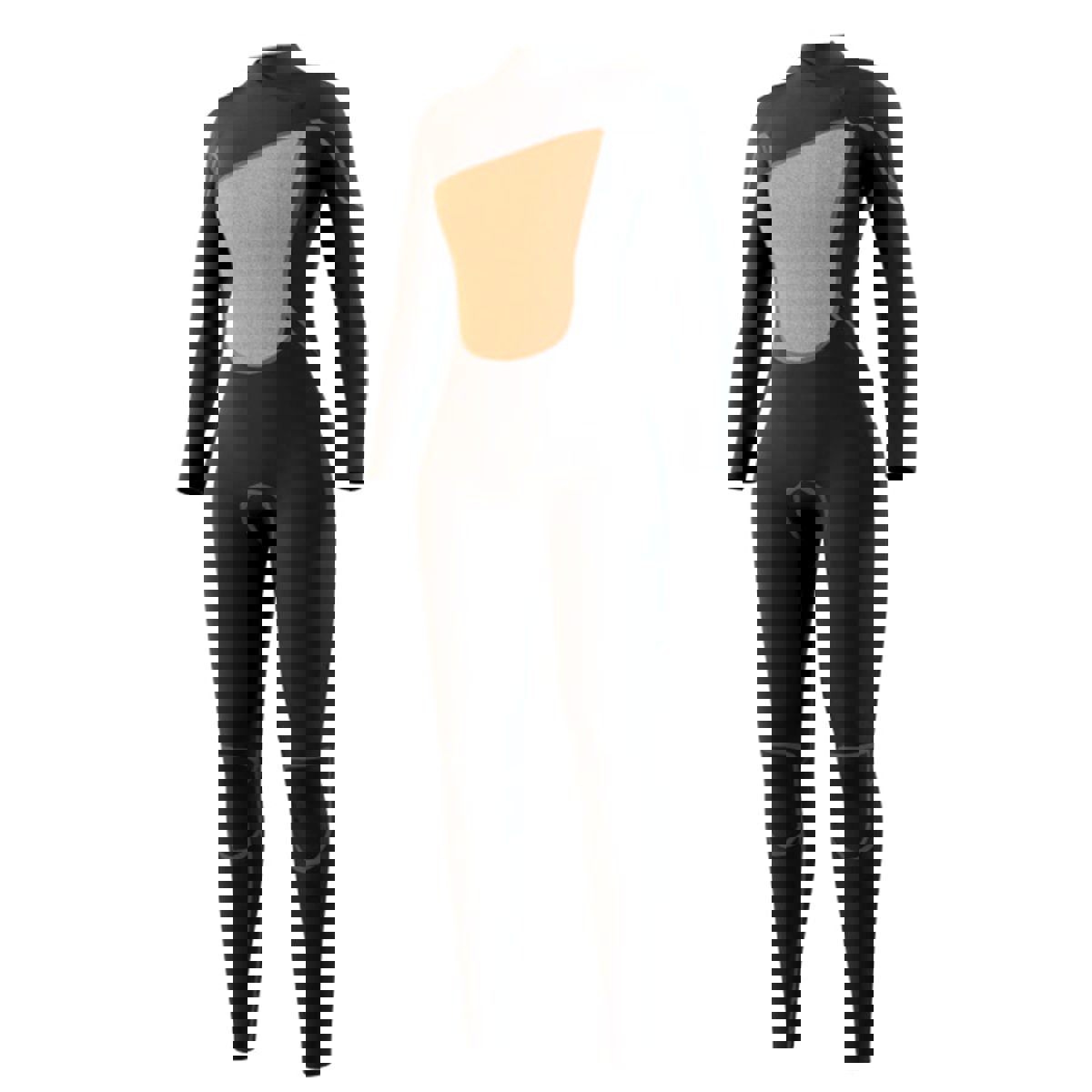 Mystic The One fullsuit 4/3 mm dames zwart zipfree 6