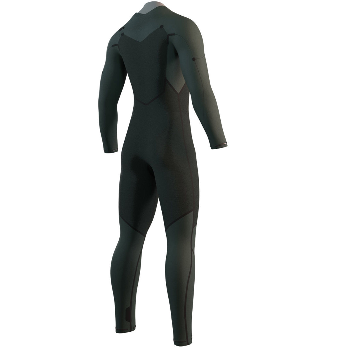 Mystic Motion fullsuit wetsuit 5/3 mm borstrits heren zwart 4