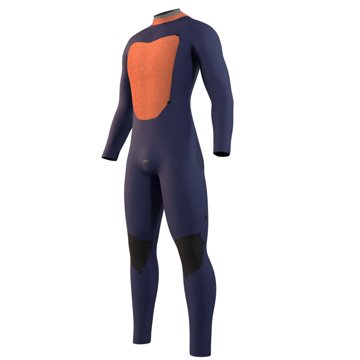 Mystic Star fullsuit wetsuit 5/3 mm rugrits heren zwart 3