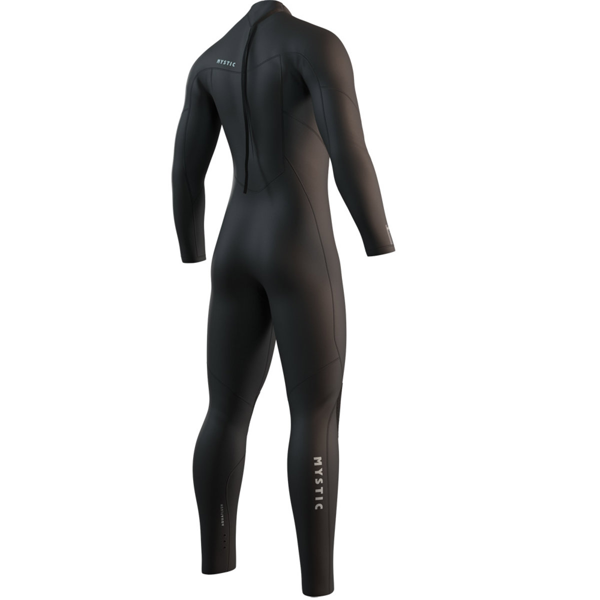 Mystic Star fullsuit wetsuit 4/3 mm rugrits heren zwart 2