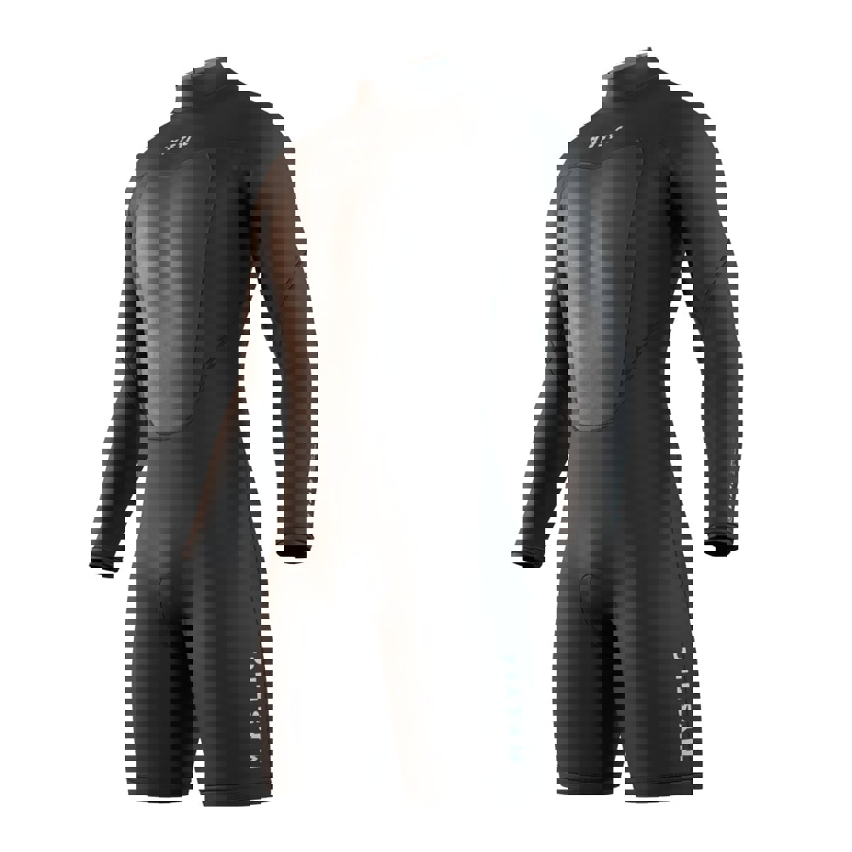 Mystic Brand longarm wetsuit 3/2 mm rugrits heren zwart 5