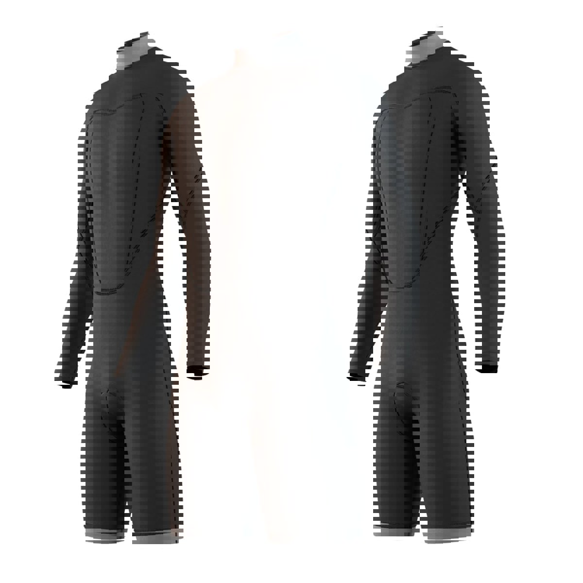 Mystic Brand longarm wetsuit 3/2 mm rugrits heren zwart 7