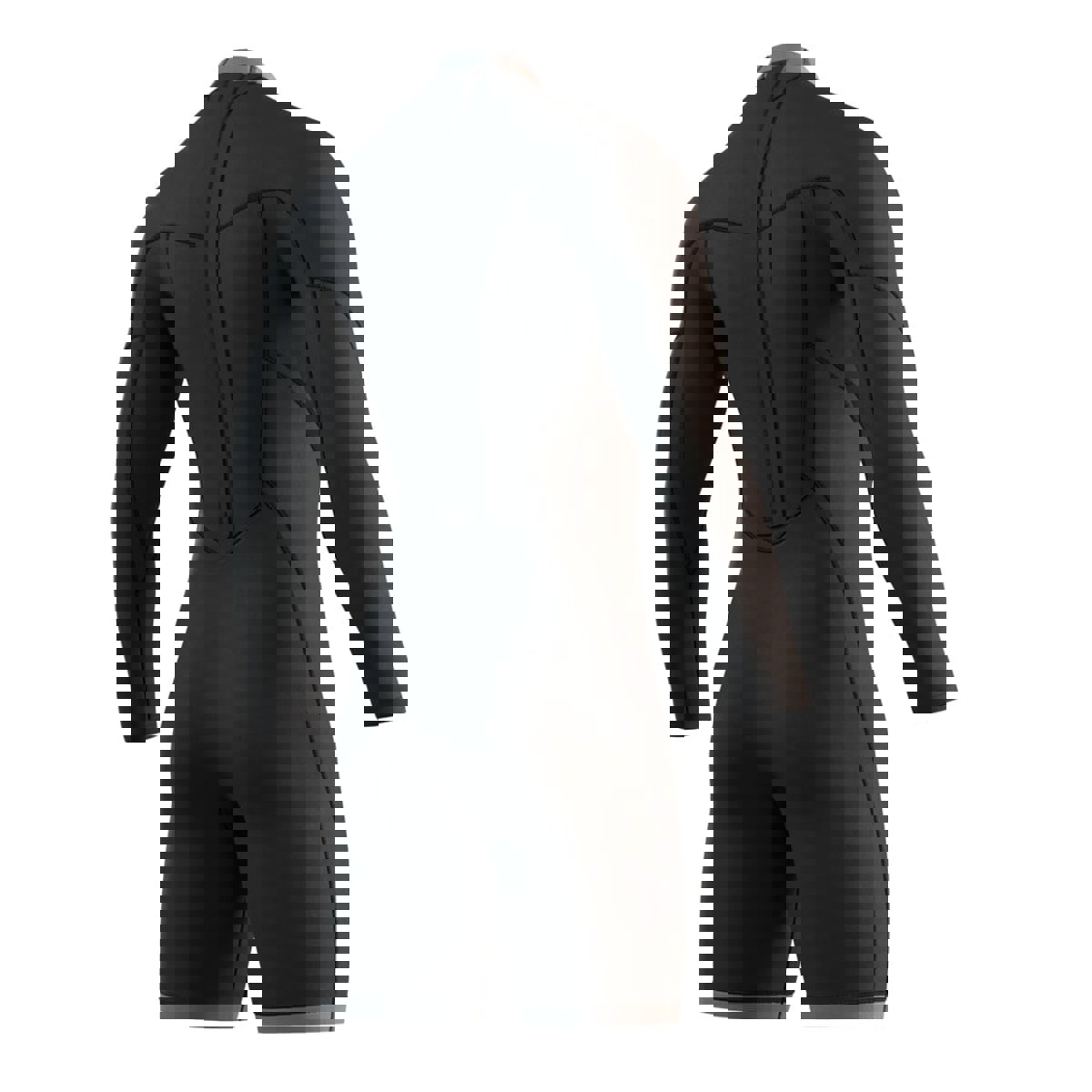 Mystic Brand longarm wetsuit 3/2 mm rugrits heren zwart 8