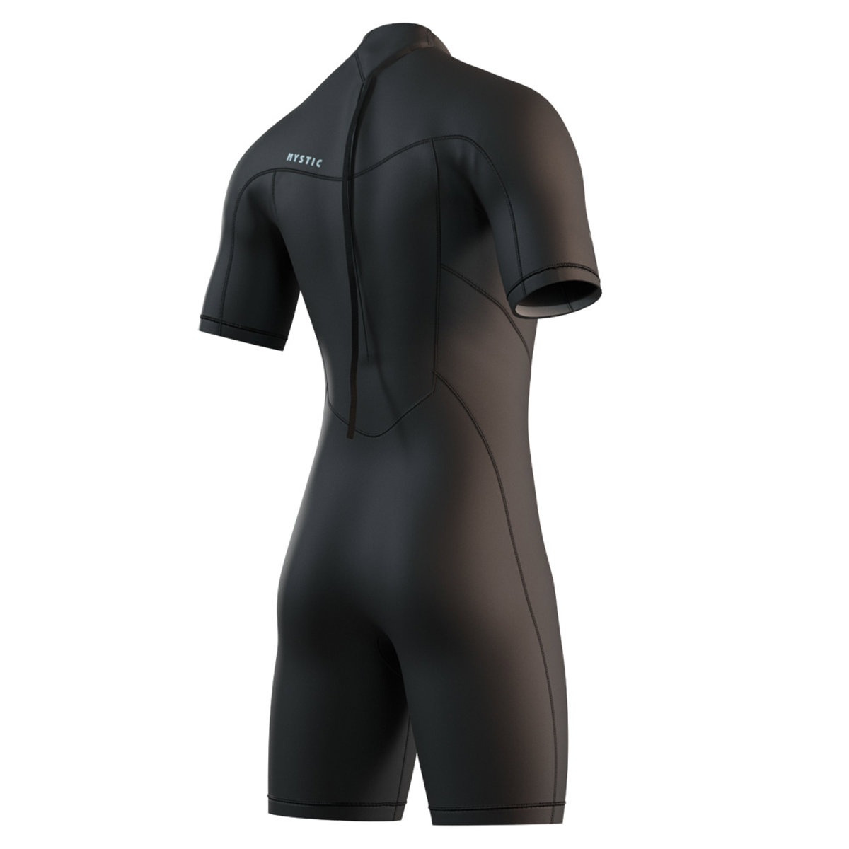 Mystic Brand shorty wetsuit 3/2 rugrits heren zwart 2