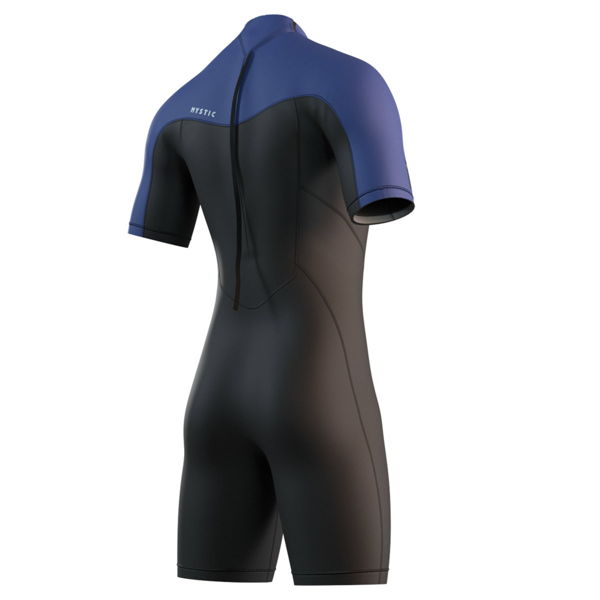 Mystic Brand shorty wetsuit 3/2 rugrits heren blauw 2