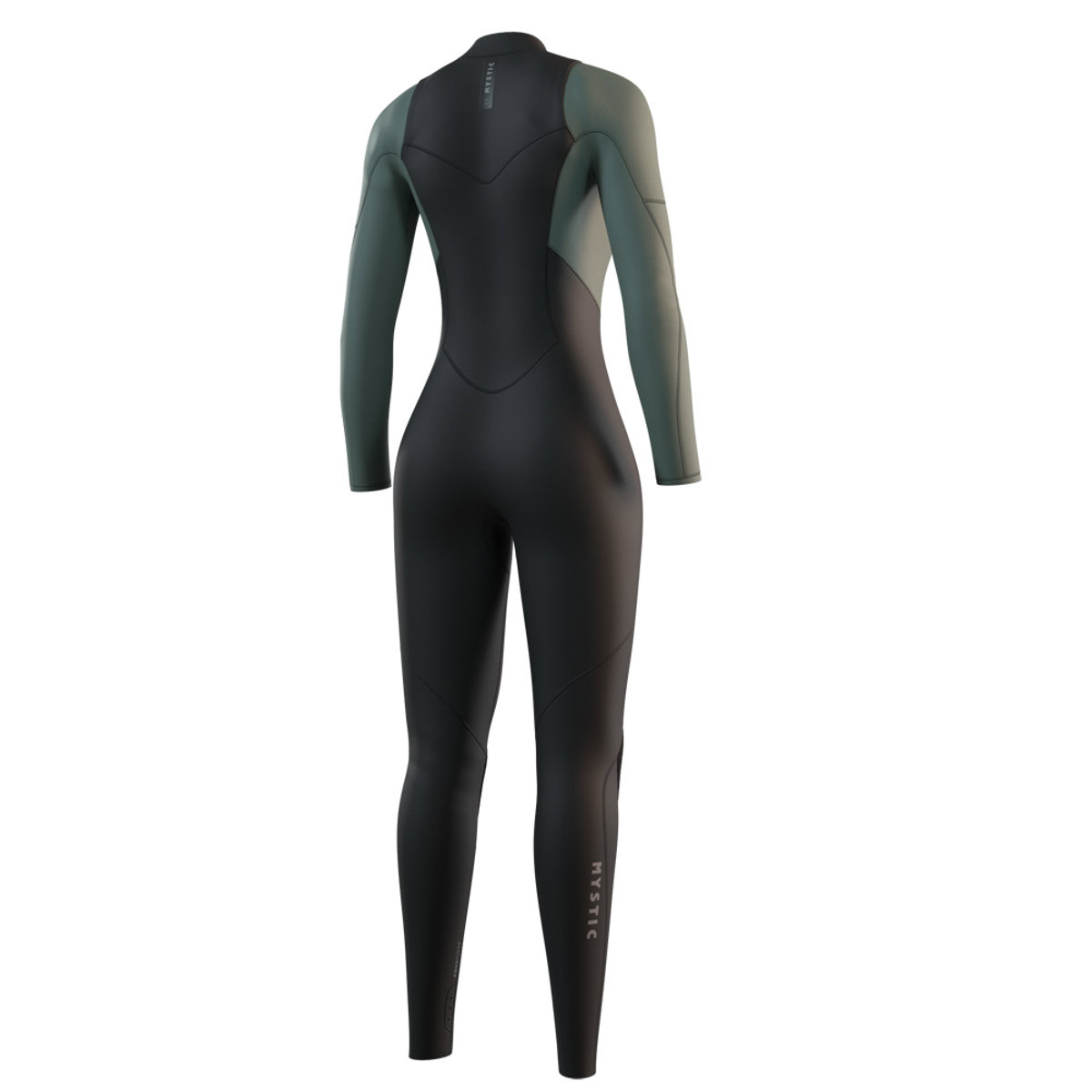 Mystic Star fullsuit wetsuit 5/3 mm borstrits dames groen 2