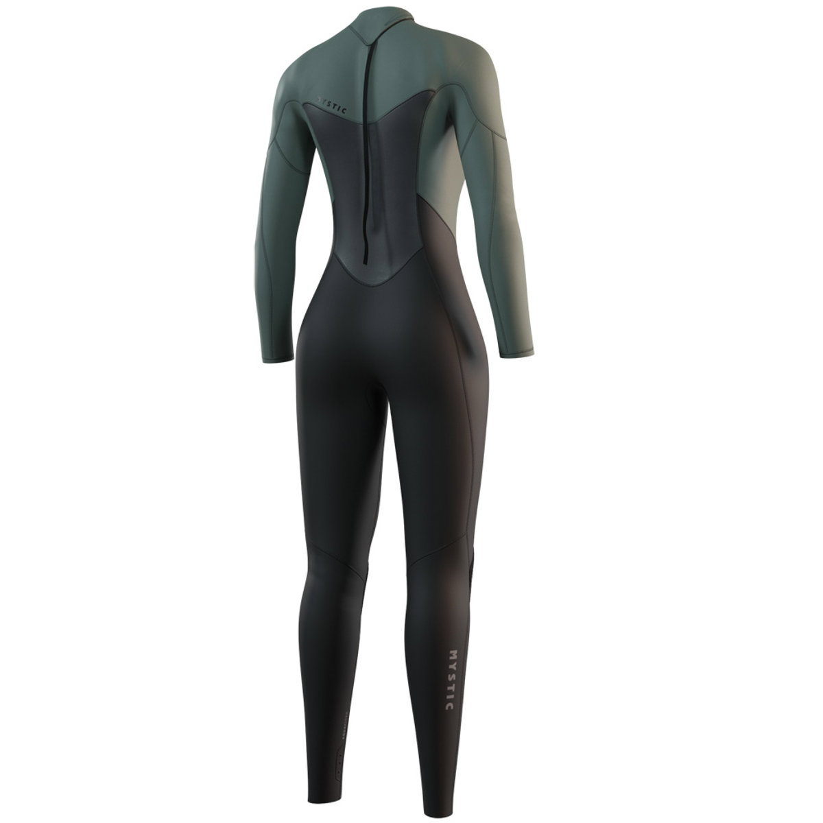 Mystic Star fullsuit wetsuit 5/3 mm rugrits dames groen 2