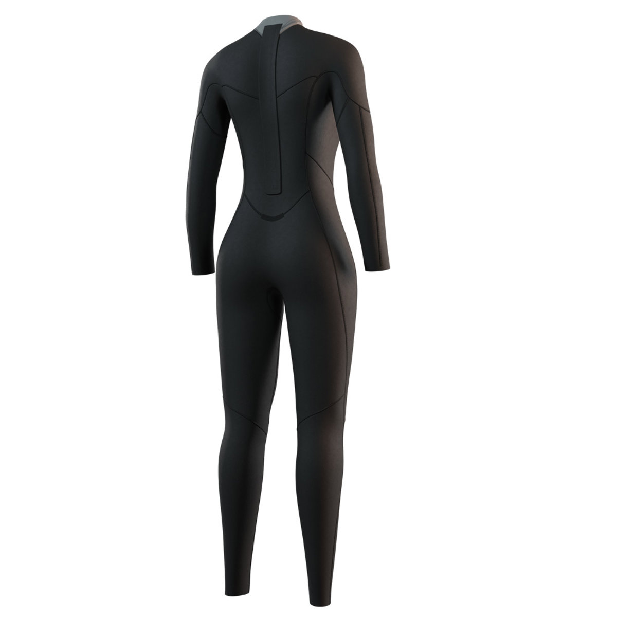 Mystic Brand fullsuit wetsuit 3/2 mm rugrits dames zwart 4