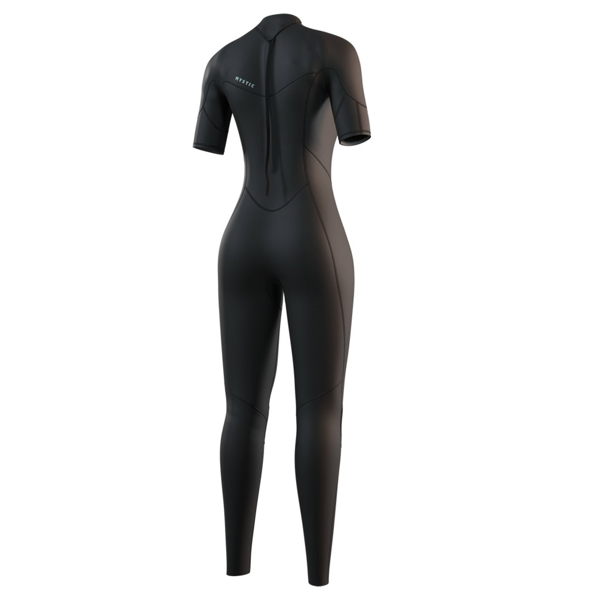 Mystic Brand Shortarm 3/2 mm rugrits dames zwart 2