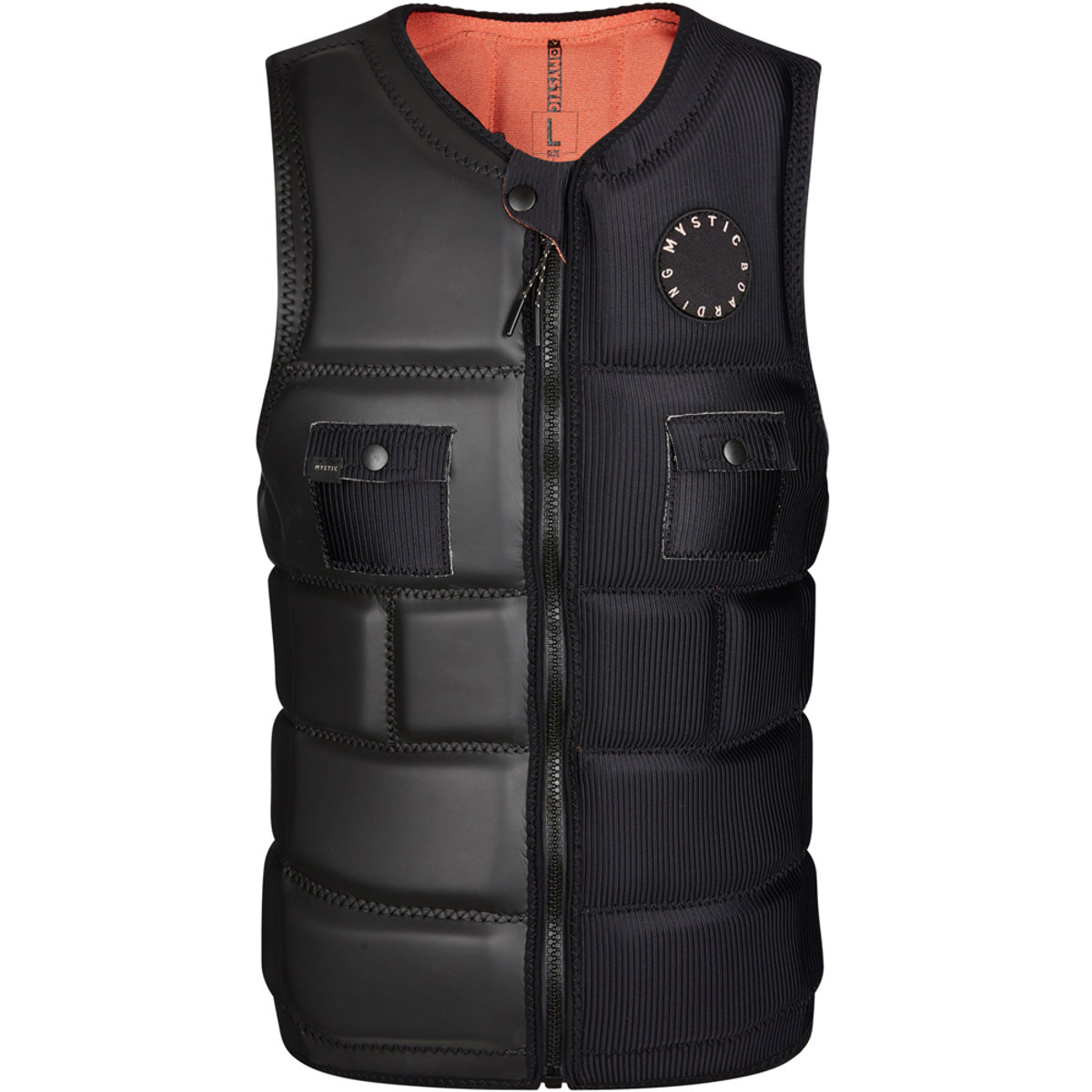 Mystic VOLTT Impact Vest borstrits Wake Zwart foto 1