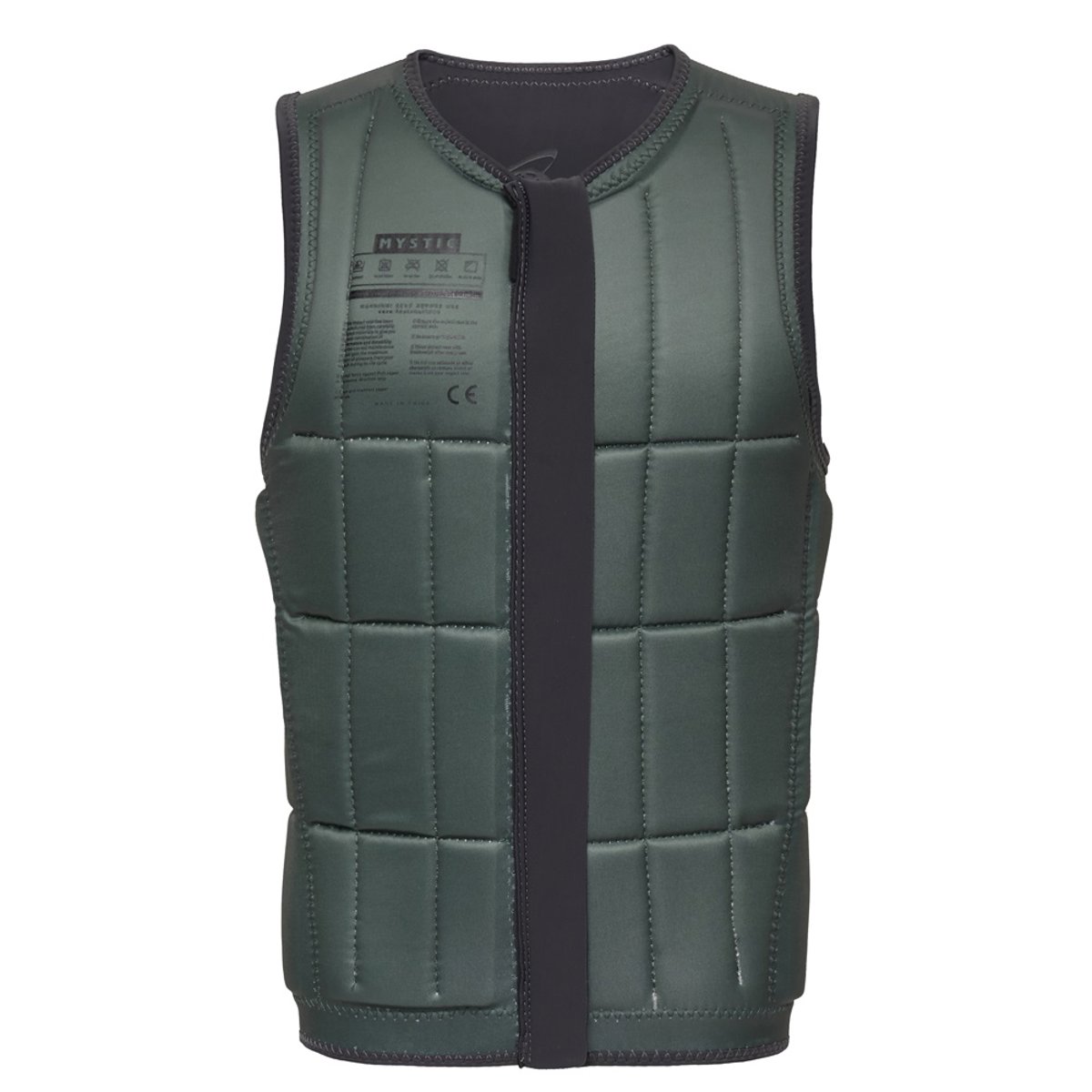 Mystic Anarchy impact vest heren borstrits Wake Phantom grijs 3