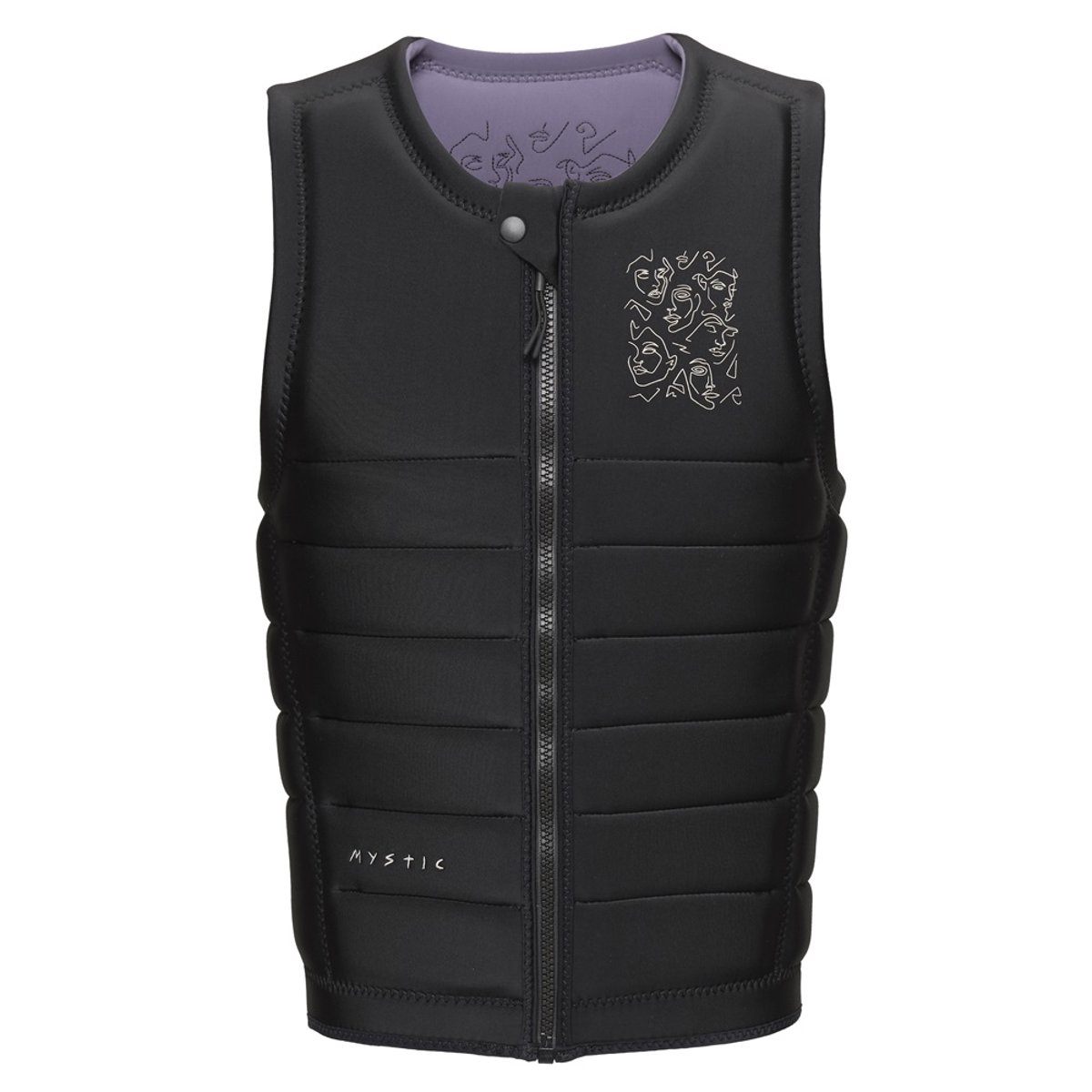 Mystic Mayhem impact vest heren borstrits Wake zwart foto 1