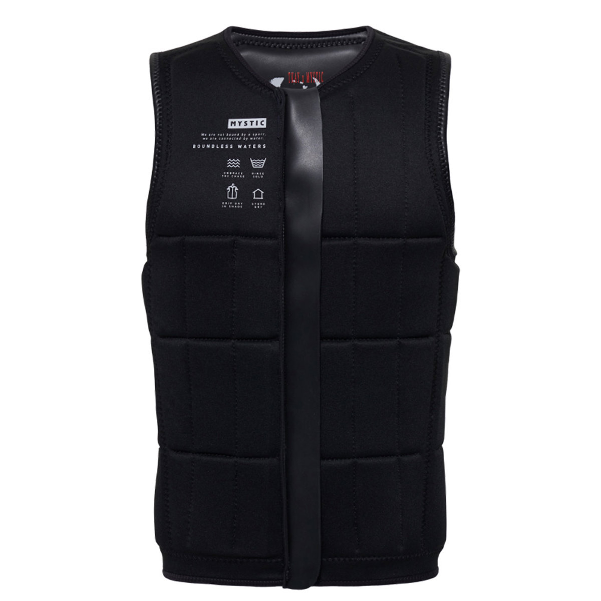 Mystic Anarchy impact vest heren zwart 3