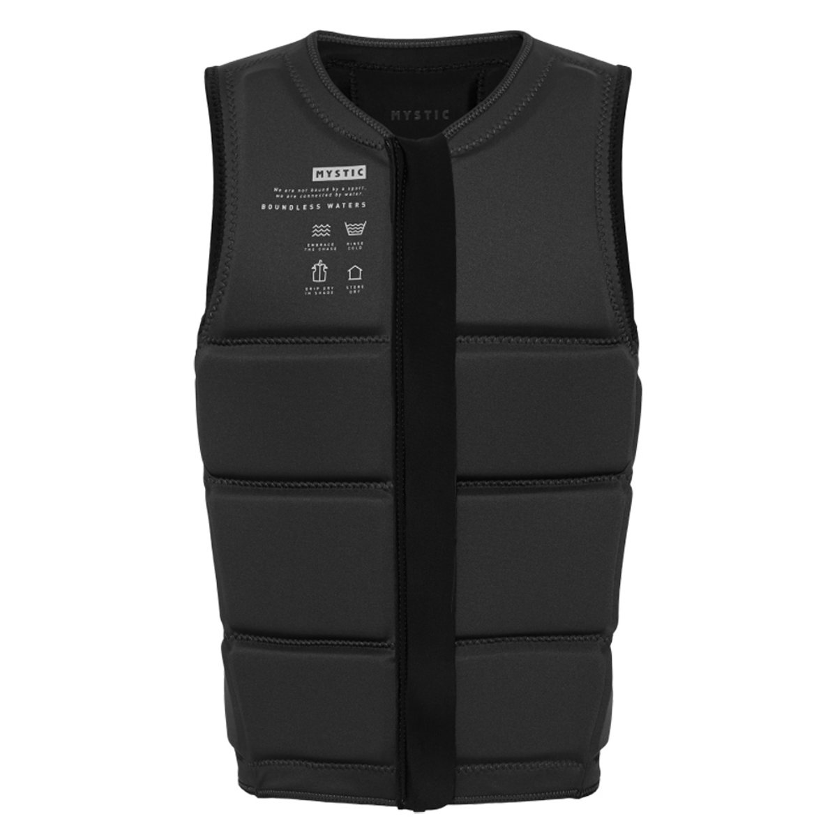 Mystic Brand impact vest heren zwart 3