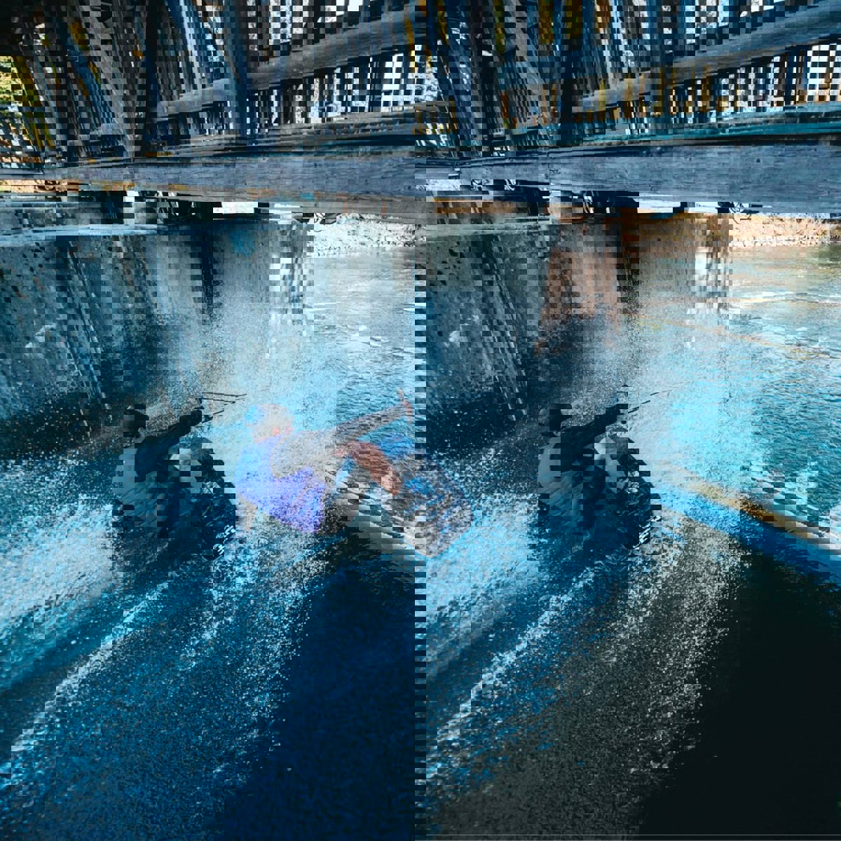 Mystic Mayhem impact vest heren zwart/blauw reversible 14