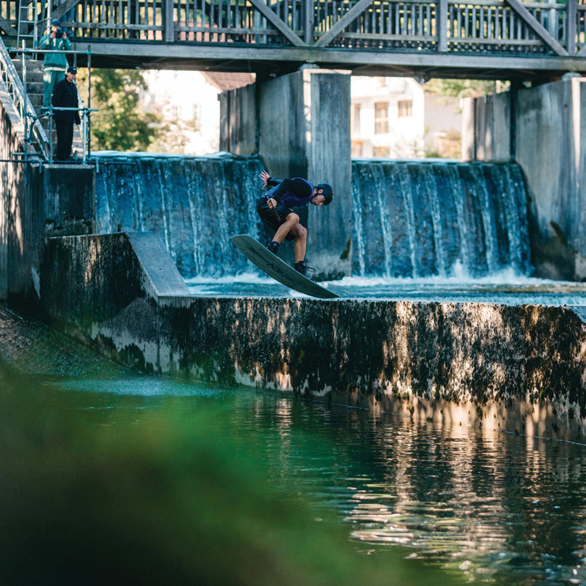 Mystic Mayhem impact vest heren zwart/blauw reversible 7